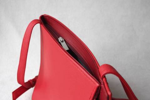 Olbrish b - Damenledertaschen - Vela - Rot / Weinrot - Picture: A2